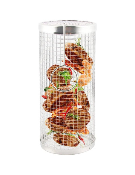 Koszyk do grillowania warzyw 9x9x20cm