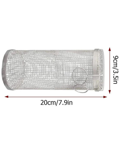 Koszyk do grillowania warzyw 9x9x20cm