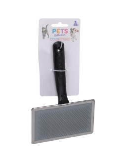 Szczotka druciana pudlówka dla zwierząt szeroka 12x19x2,5cm