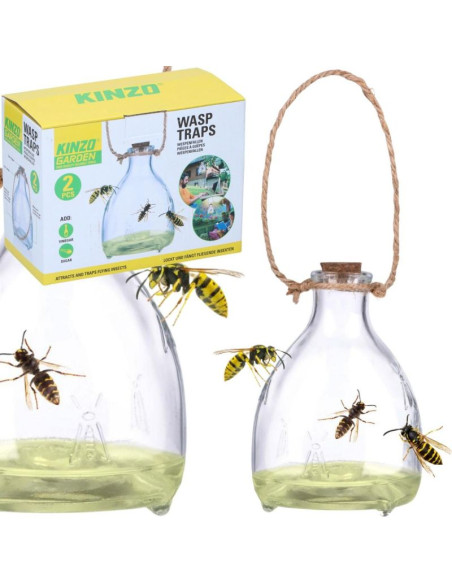 Pułapka na osy szklana 2szt kinzo
