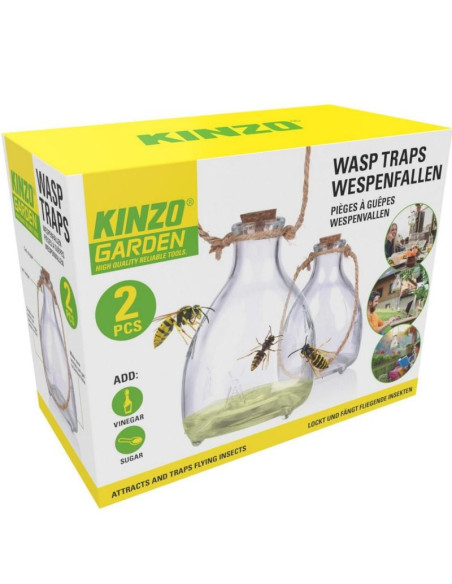 Pułapka na osy szklana 2szt kinzo