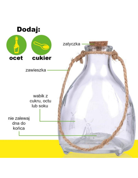 Pułapka na osy szklana 2szt kinzo