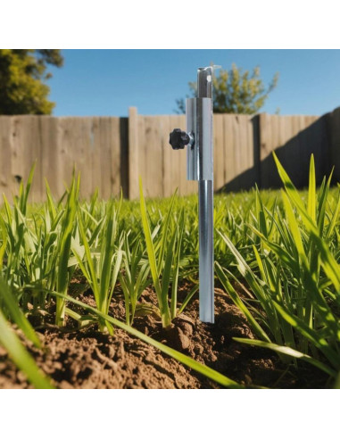 Wbijana baza do parasola metalowa 50cm camp active