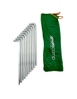 Śledzie szpilki do namiotu pro 8mm 20cm kpl.10szt metal