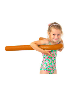 Makaron noodle do nauki pływania na basen comfy pomarańczowy 2