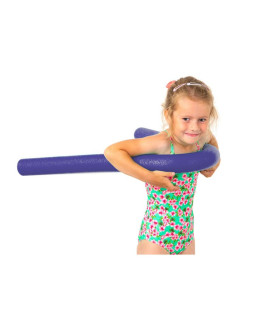 Makaron noodle do nauki pływania na basen comfy fioletowy 2