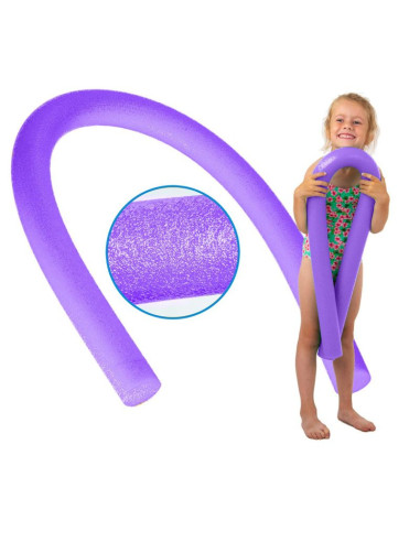Makaron noodle do nauki pływania na basen comfy fioletowy