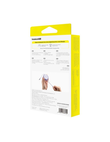 Kabel baseus free2pull 20w 1m (fioletowy)