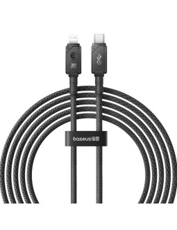 Kabel baseus unbreakable usb c-ip 20w 2m (czarny)