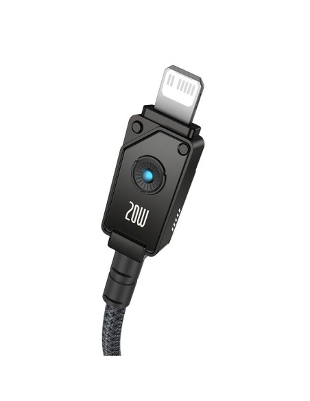 Kabel baseus unbreakable usb c-ip 20w 2m (czarny)