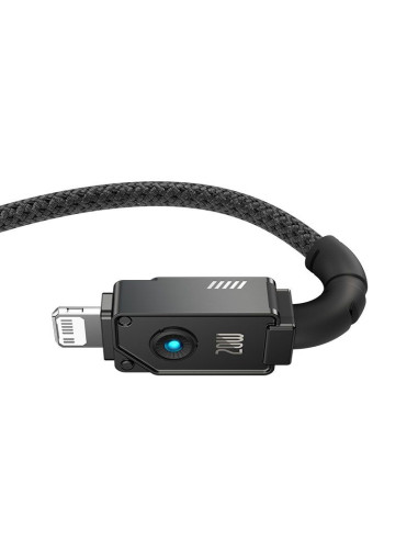 Kabel baseus unbreakable usb c-ip 20w 2m (czarny)