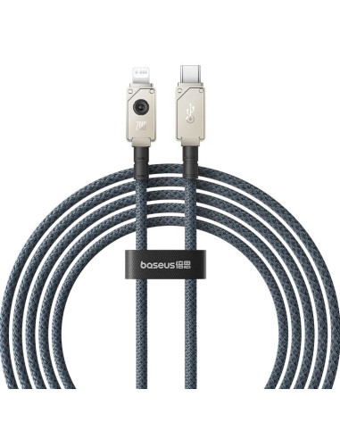Kabel baseus unbreakable usb c-ip 20w 2m (biały)