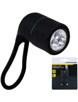 Lampka rowerowa przednia silikonowa dunlop