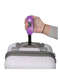 Waga elektroniczna turystyczna max 40 kg dunlop fioletowa