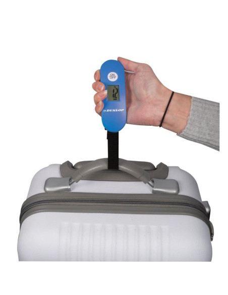 Waga elektroniczna turystyczna max 40 kg dunlop niebieska
