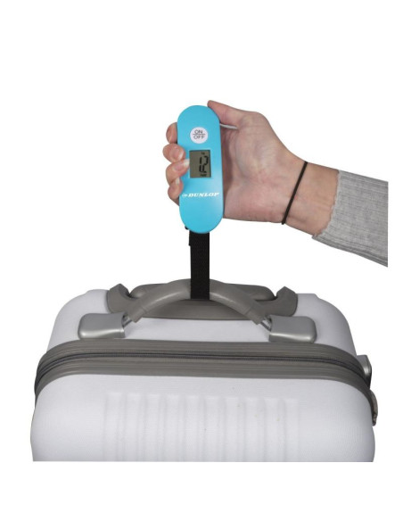 Waga elektroniczna turystyczna max 40 kg dunlop turkusowa