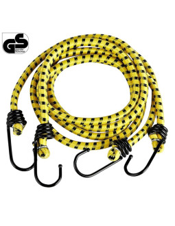 Taśmy gumy do mocowania bagażu haki dunlop dł 150cm 2szt żółty 2