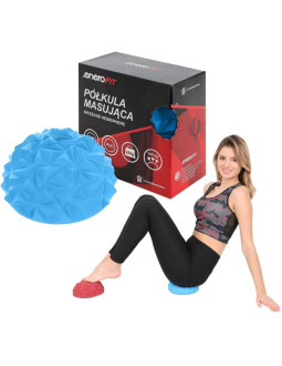 Półkula sensoryczna do masażu diament niebieska enero fit