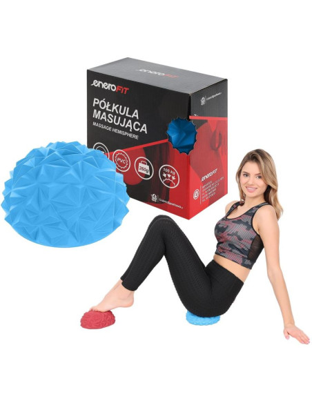 Półkula sensoryczna do masażu diament niebieska enero fit