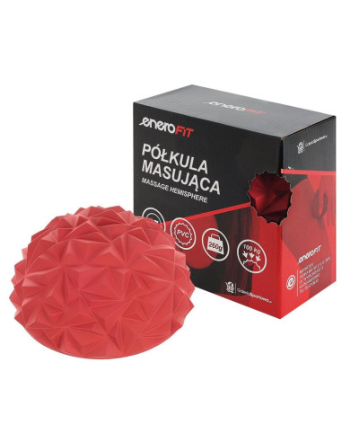 Półkula sensoryczna do masażu diament bordowa enero fit
