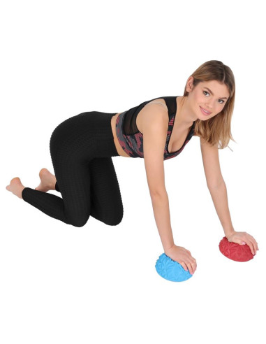 Półkula sensoryczna do masażu diament bordowa enero fit