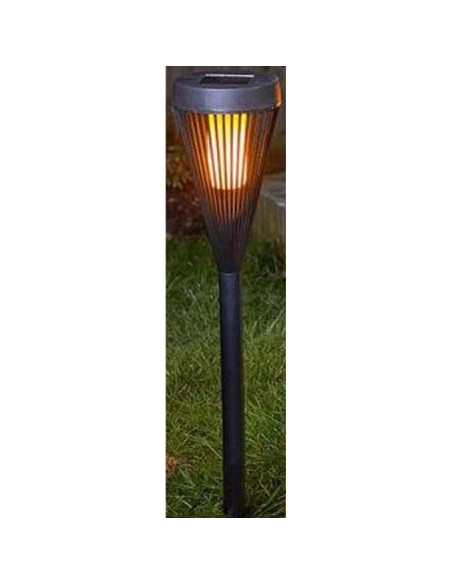 Lampa pochodnia solarna 2w1 efekt płomienia 12 led