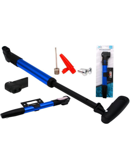 Pompka rowerowa mini alu xqmax  niebieska