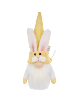 Skrzat zajączek żółty 20cm z workiem na prezent dekoracja wiosenna 2