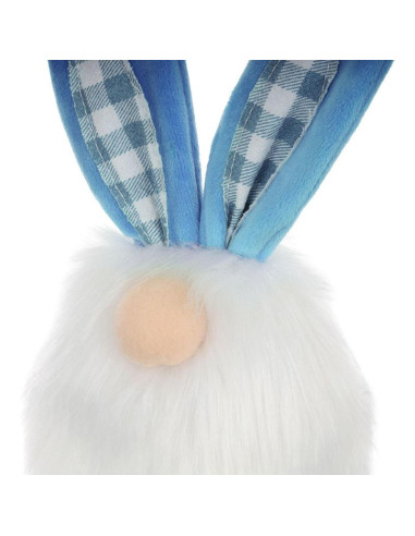 Zajączek 18cm niebieski dekoracja wiosenna