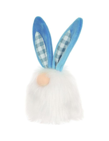 Zajączek 18cm niebieski dekoracja wiosenna