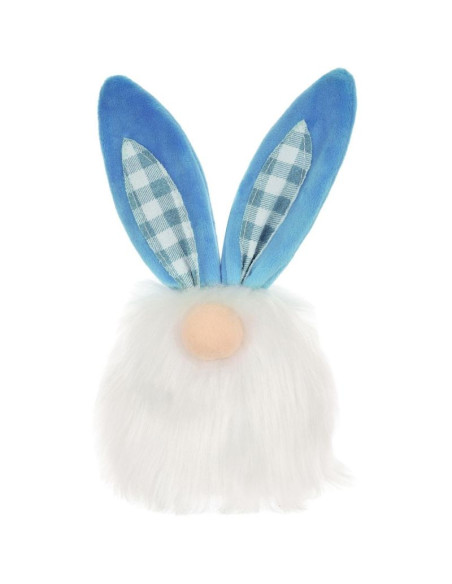 Zajączek 18cm niebieski dekoracja wiosenna