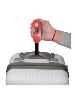 Waga elektroniczna turystyczna max 40 kg dunlop czerwona