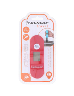 Waga elektroniczna turystyczna max 40 kg dunlop czerwona 2
