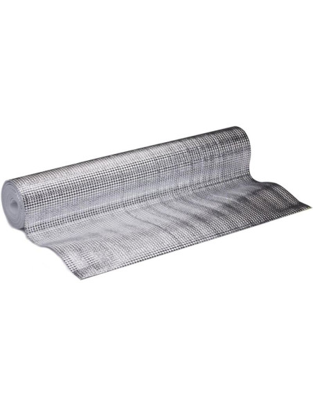 Folia izolacyjna ekran ścienny aluminiowy 250x50x0,2cm kinzo