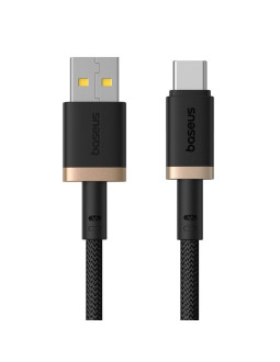 Kabel baseus dura usb-typ c 60w 2m (czarno-złoty) 2