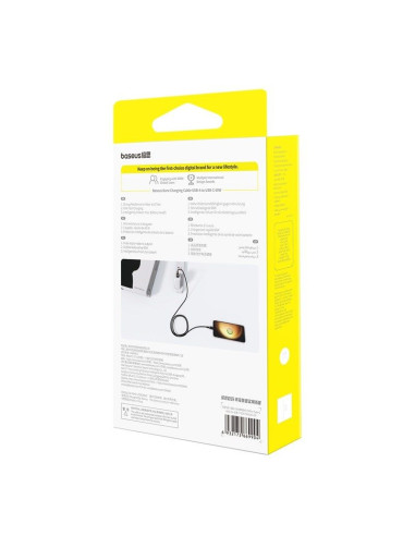 Kabel baseus dura usb-typ c 60w 2m (czarno-złoty)