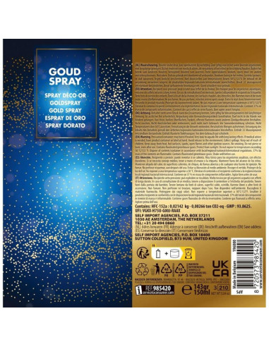 Lakier dekoracyjny 150ml złoty