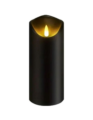 Świeca dekoracyjna 70x130mm led wosk black