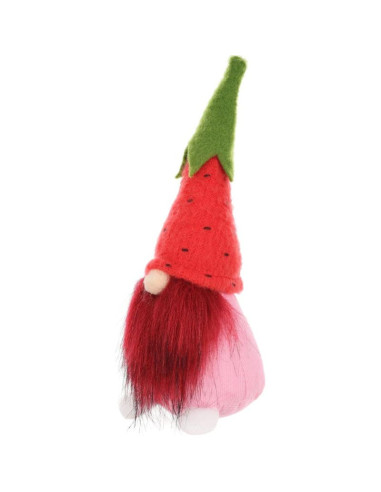 Skrzat gnom truskawka 20cm dekoracja wiosenna boy