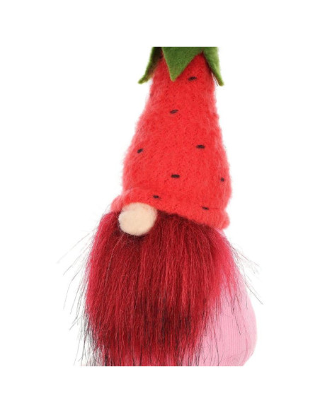 Skrzat gnom truskawka 20cm dekoracja wiosenna boy