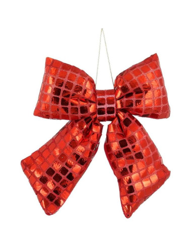 Kokarda dekoracyjna czerwona 15x17cm mica