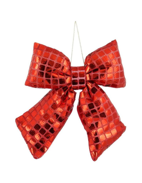 Kokarda dekoracyjna czerwona 15x17cm mica