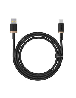 Kabel baseus dura usb-typ c 60w 1m (czarno-złoty)