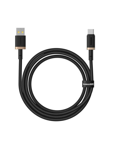 Kabel baseus dura usb-typ c 60w 1m (czarno-złoty)