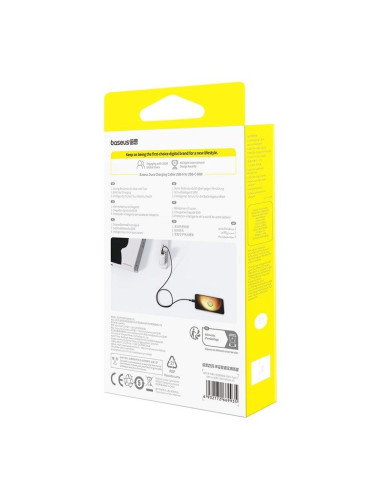 Kabel baseus dura usb-typ c 60w 1m (czarno-złoty)