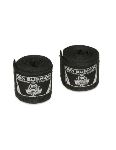 Owijki bokserskie, bawełniane - 2 metry | czarne