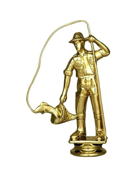 Figurka plastikowa wędkarz  f192/g