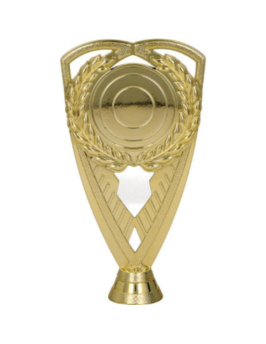 Figurka plastikowa złota z miejscem na emblemat