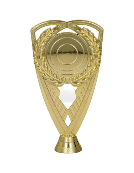 Figurka plastikowa złota z miejscem na emblemat