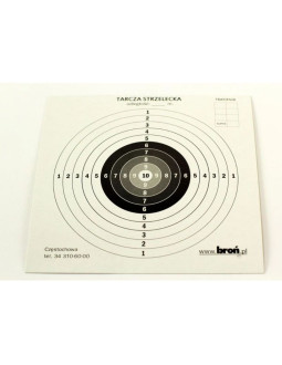 Tarcze papierowe 14x14 cm 100 szt.